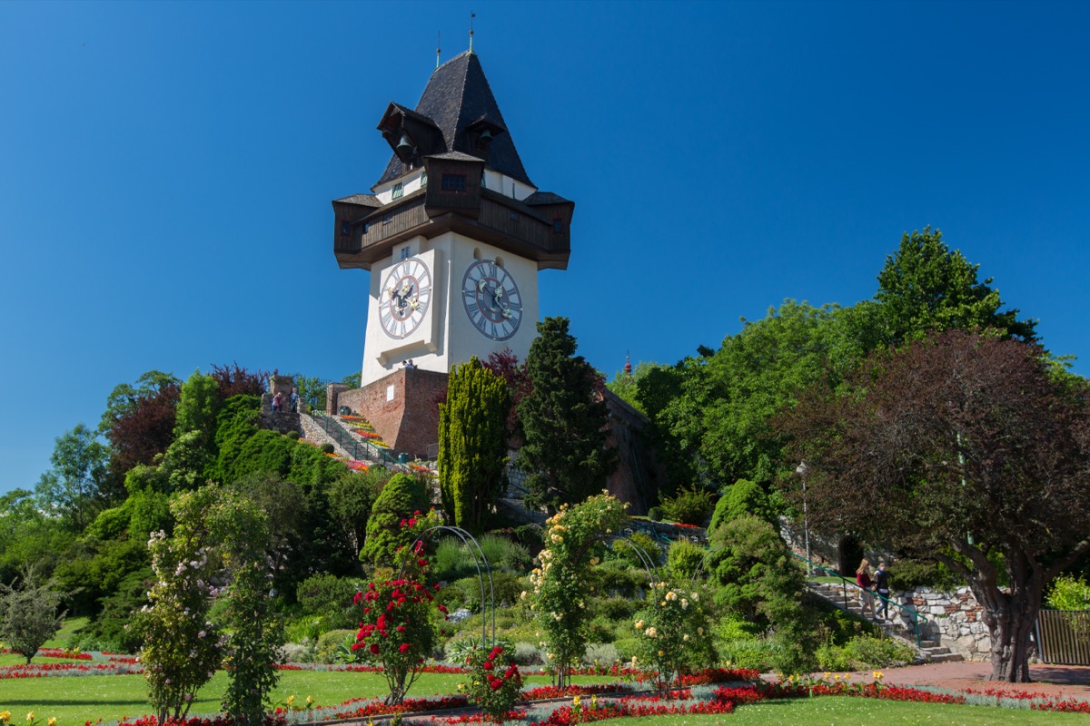 Der Uhrturm am Grazer Schlossberg