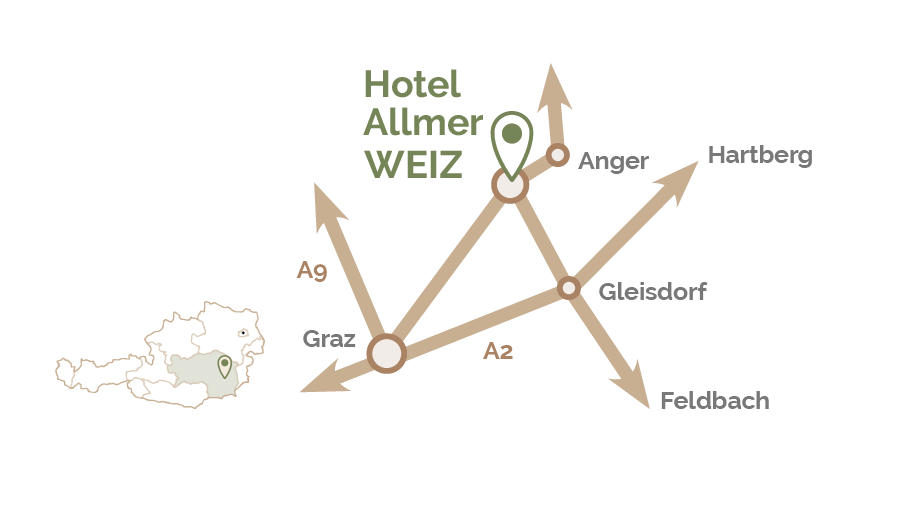 Wegbeschreibung Hotel Allmer